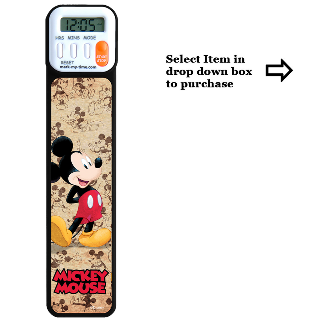 3D Disney Mickey and Friends Bookmarks and Booklights